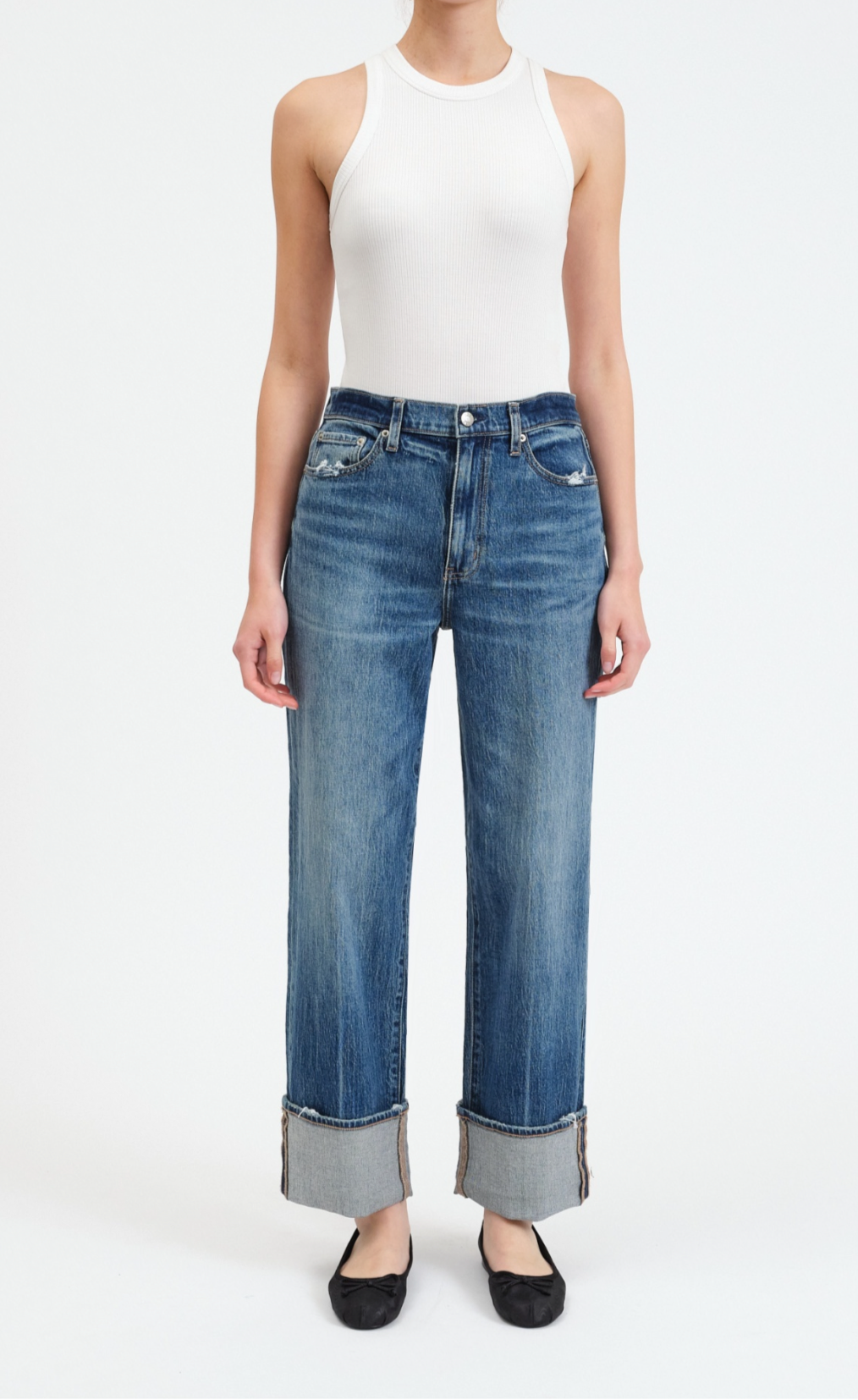 Upper Eastside Cuffed Denim