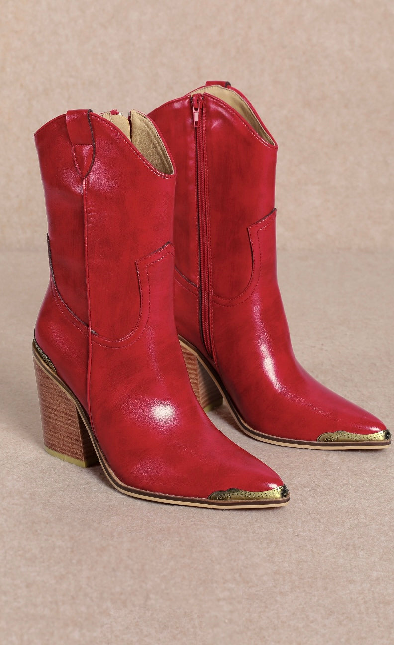 Kiss Me Red Boots