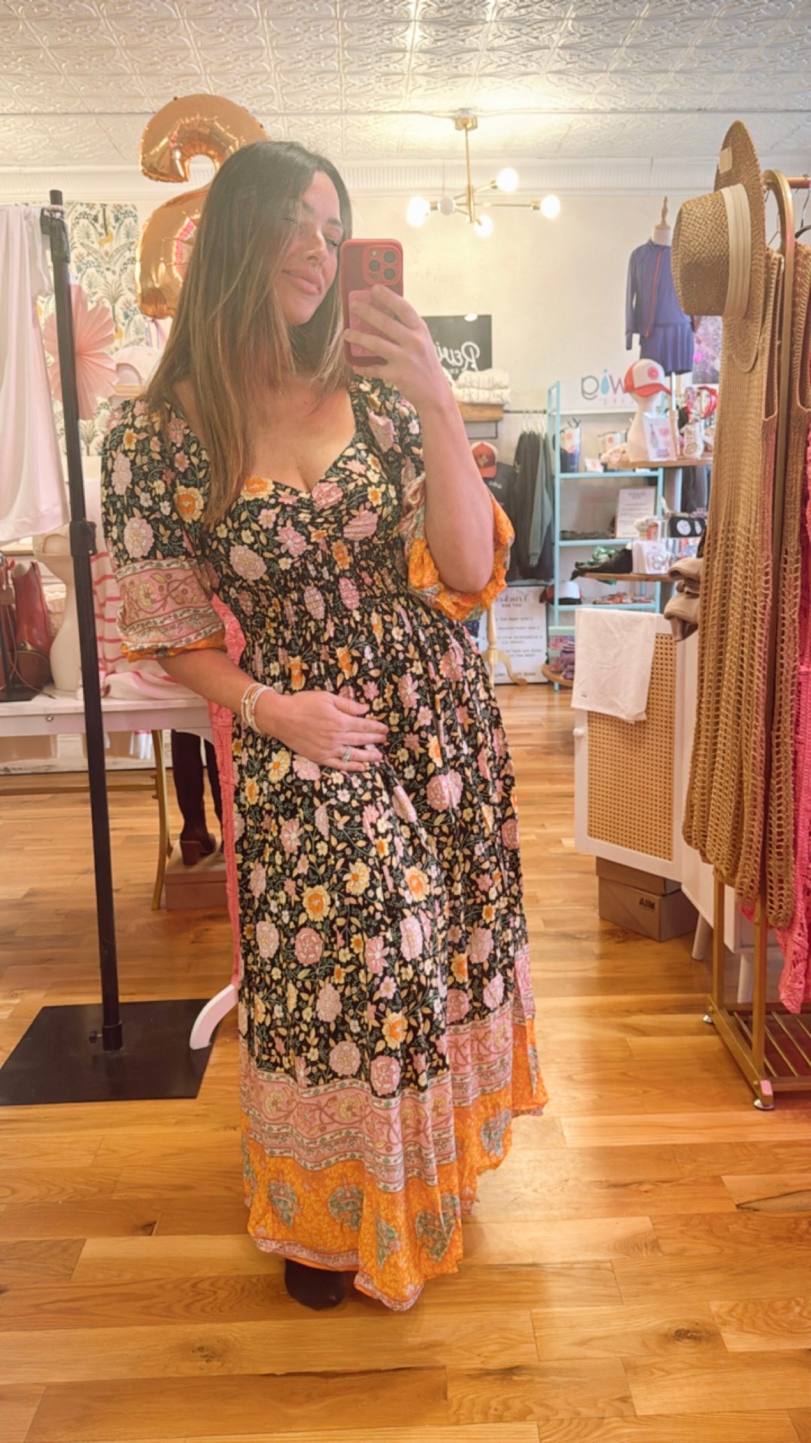 Boho Botanical Dress