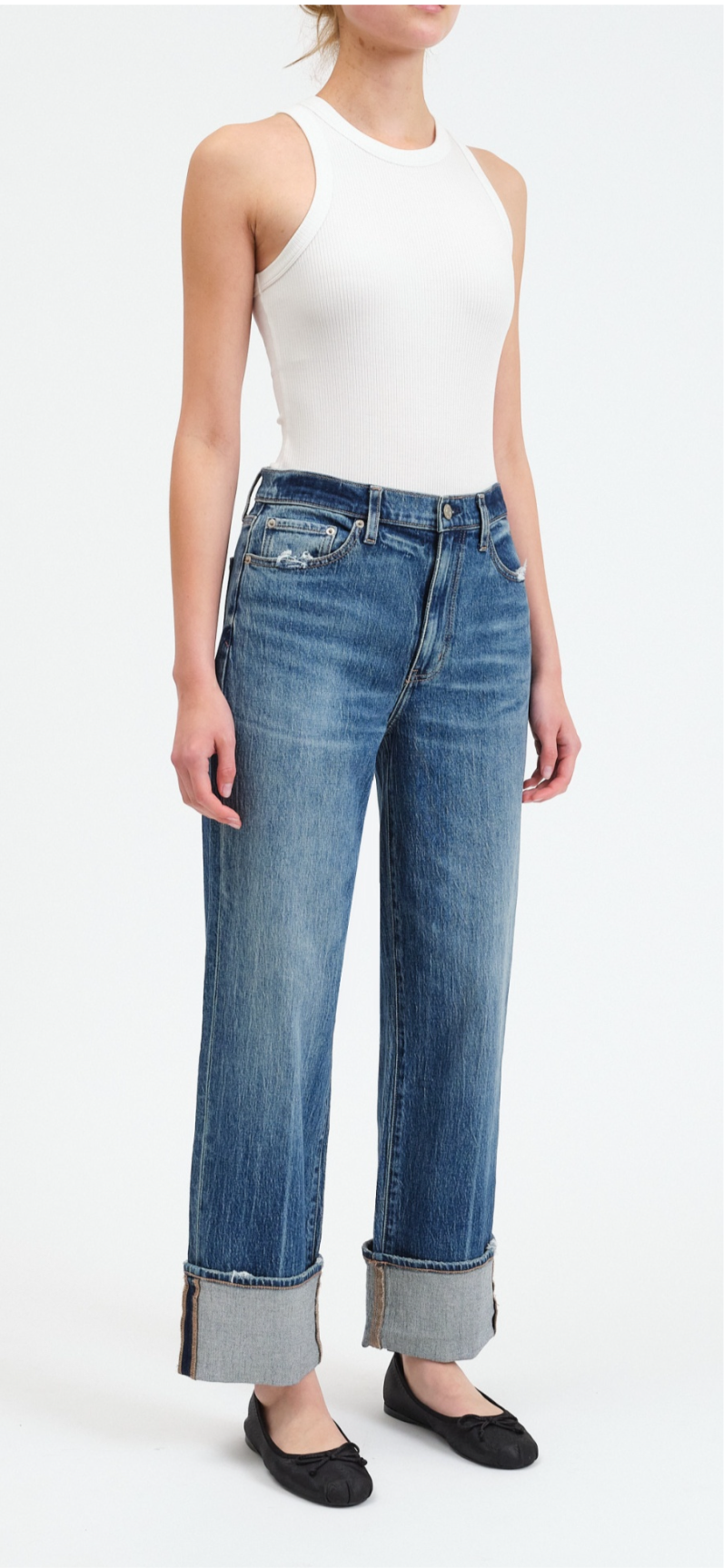 Upper Eastside Cuffed Denim