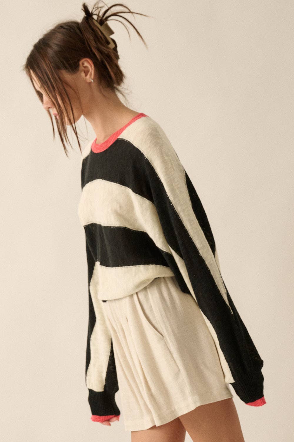 Stripe This Way Thin Sweater