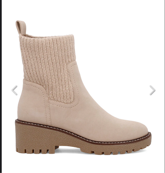 Suede Sweater Boots