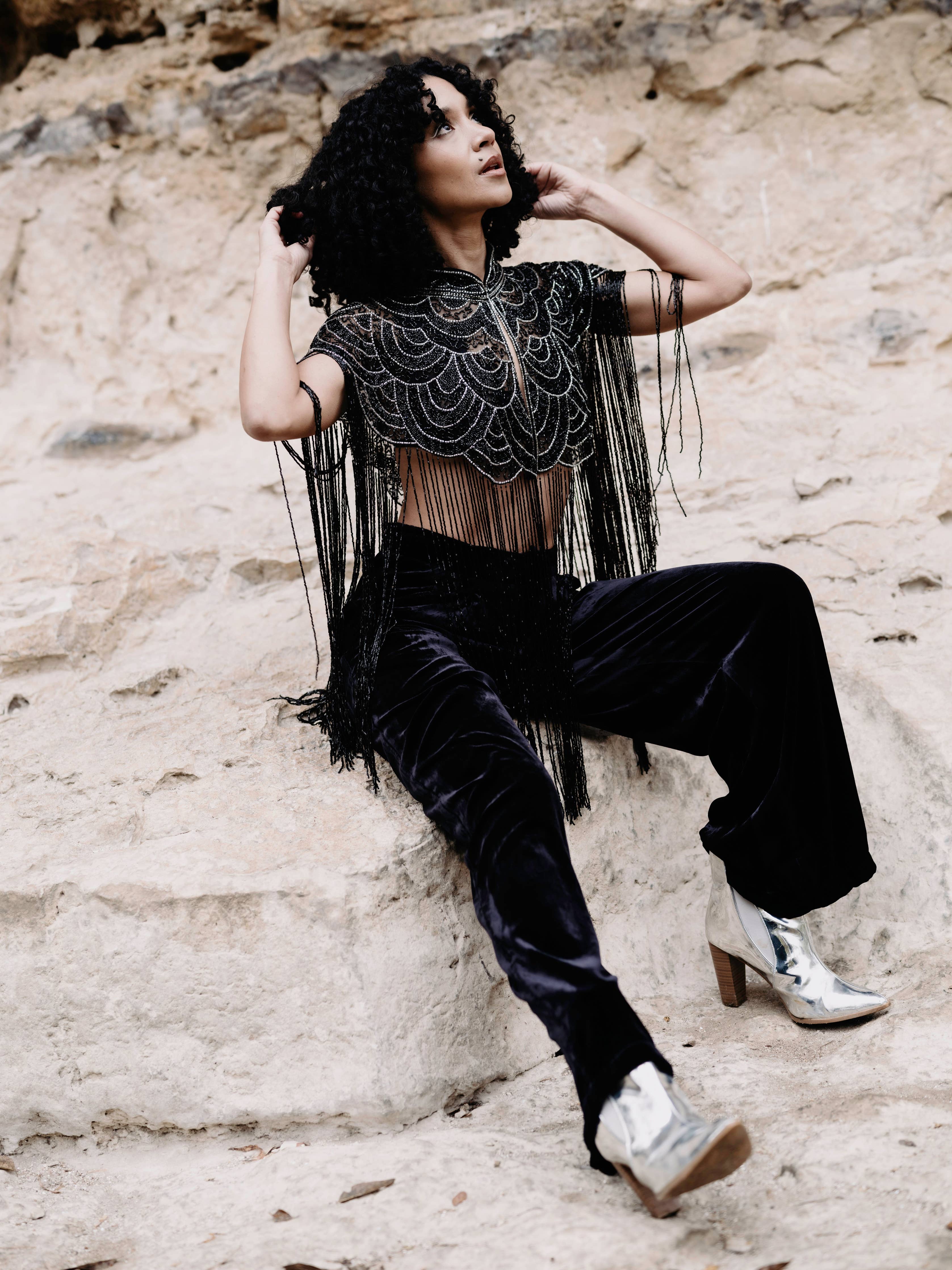 Starlit Aura Cape: One size