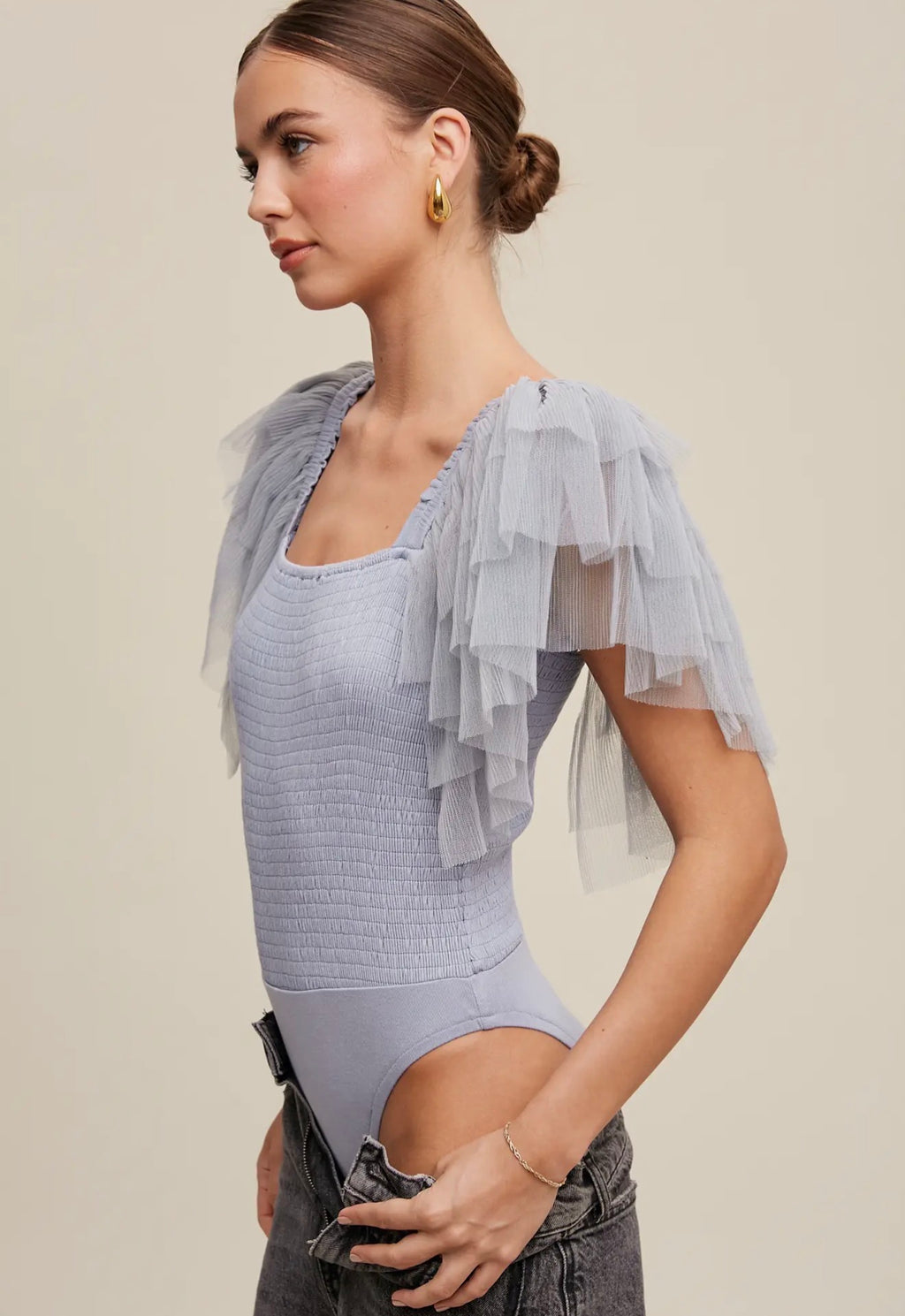 Bodysuit Dusty Blue