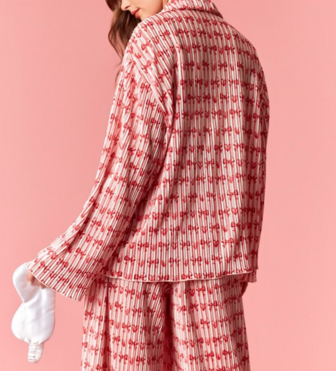 Heart and Bows Pleated Pjs