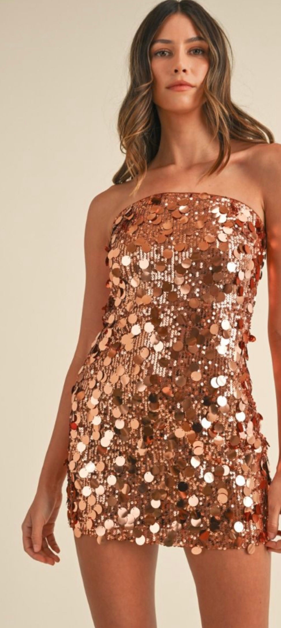 Sequin Tube Dress