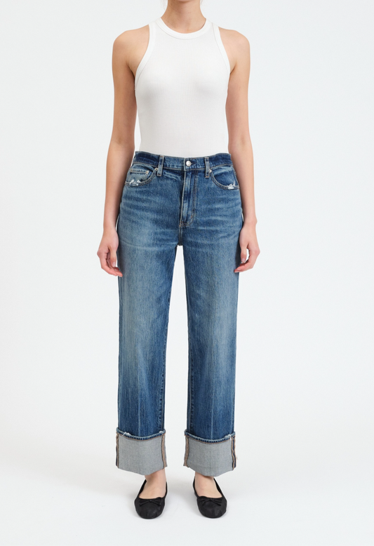 Upper Eastside Cuffed Denim