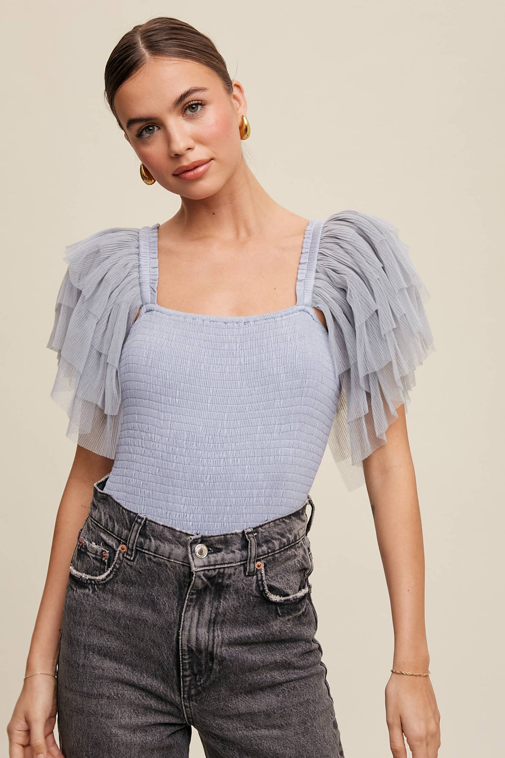 Bodysuit Dusty Blue