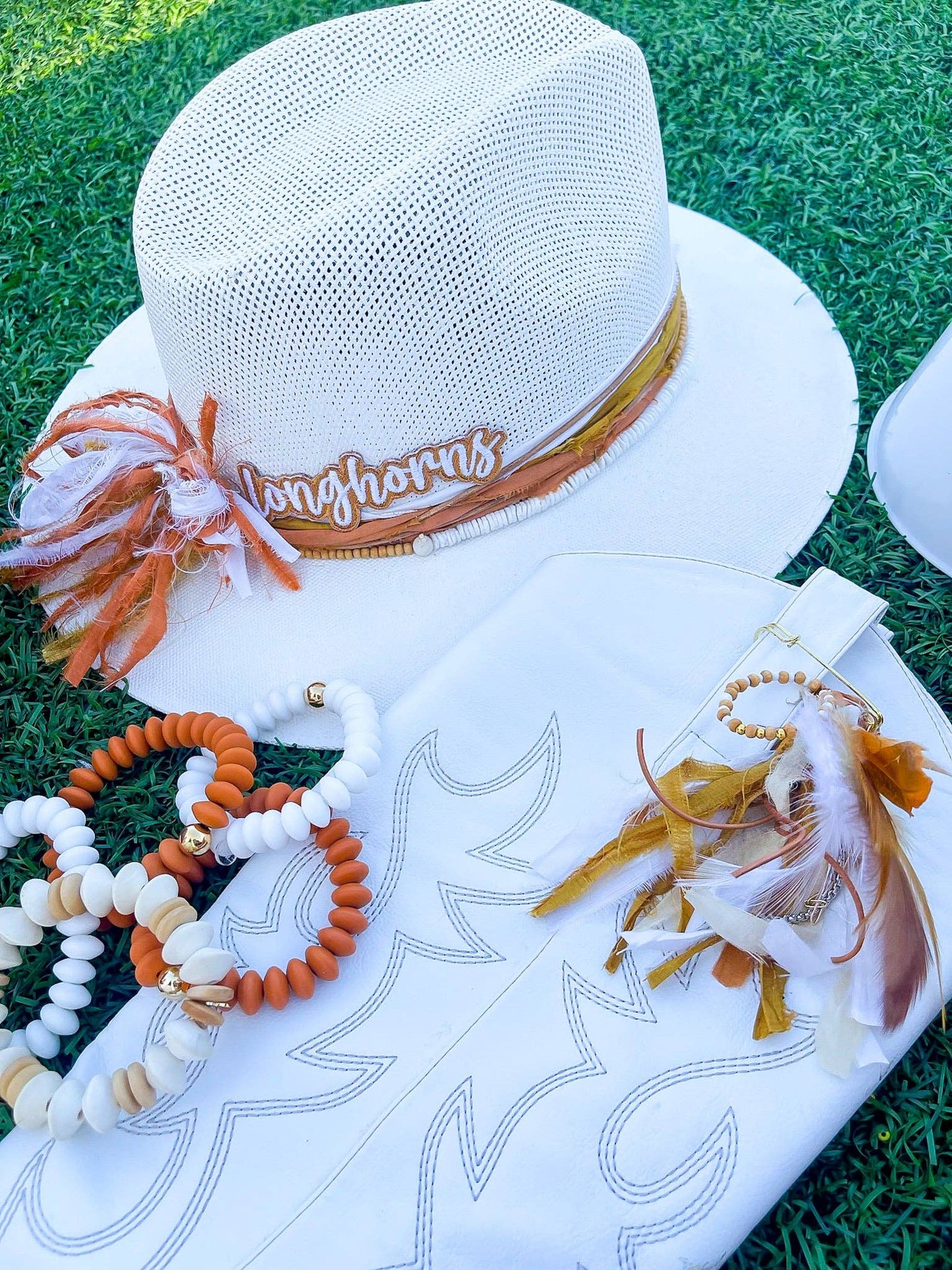 Texas Longhorns Hat: Fedora Straw