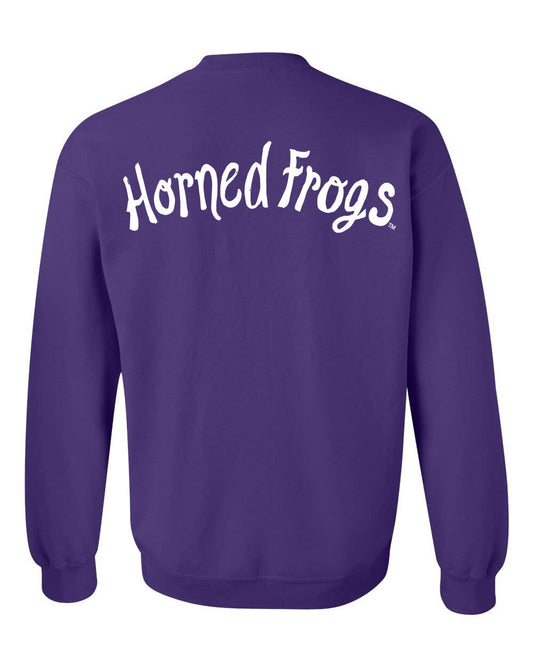 TCU Horned Frogs Lyric Puff Ink Purple Sweatshirt