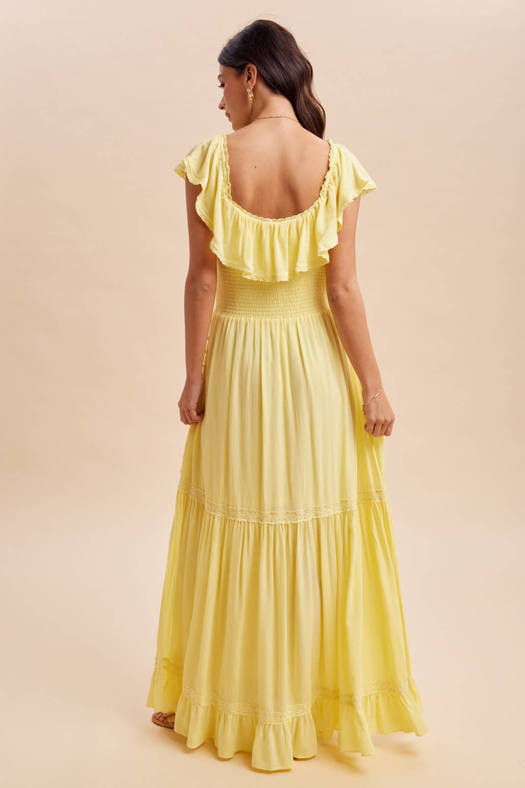 LEMON WATER MAXI DRESS