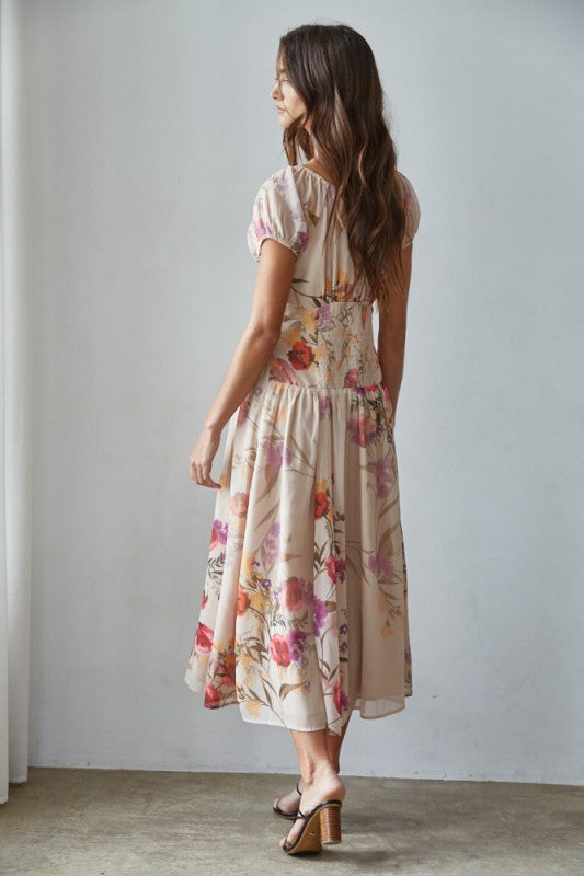 Lais Floral Midi