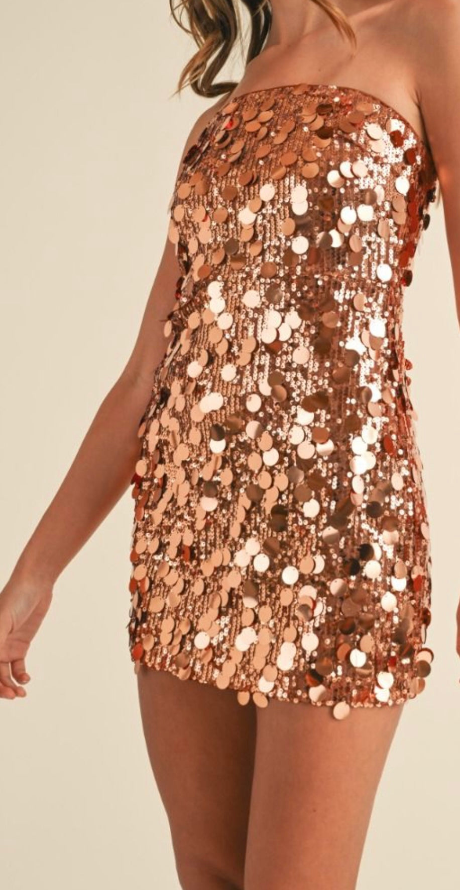 Sequin Tube Dress