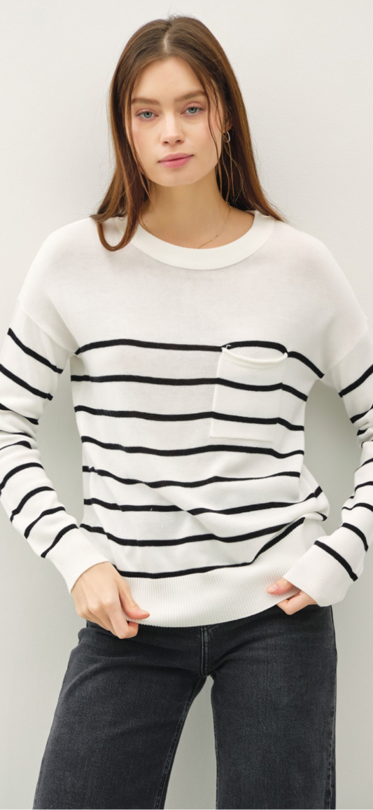 Thin Striped Spring Tops