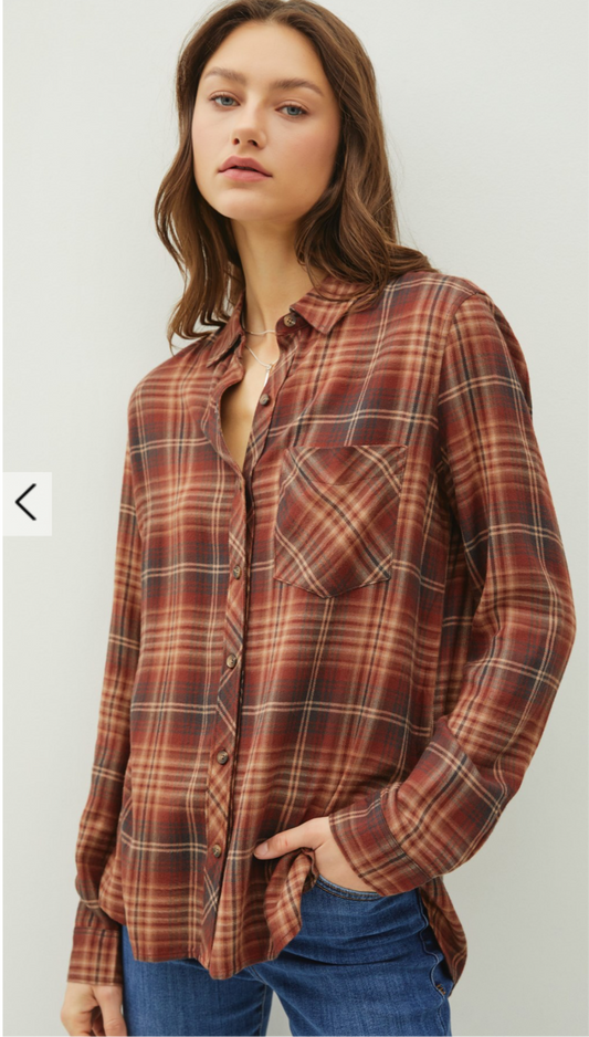 Pumpkin Spice Fall Flannel