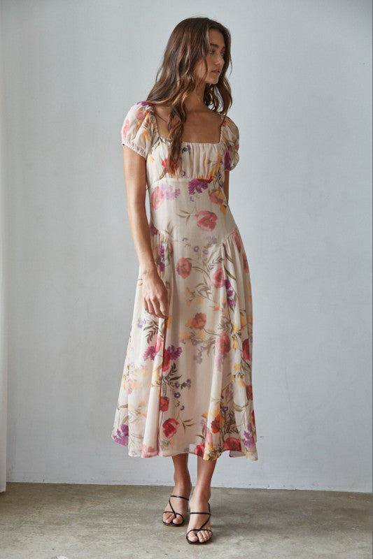Lais Floral Midi