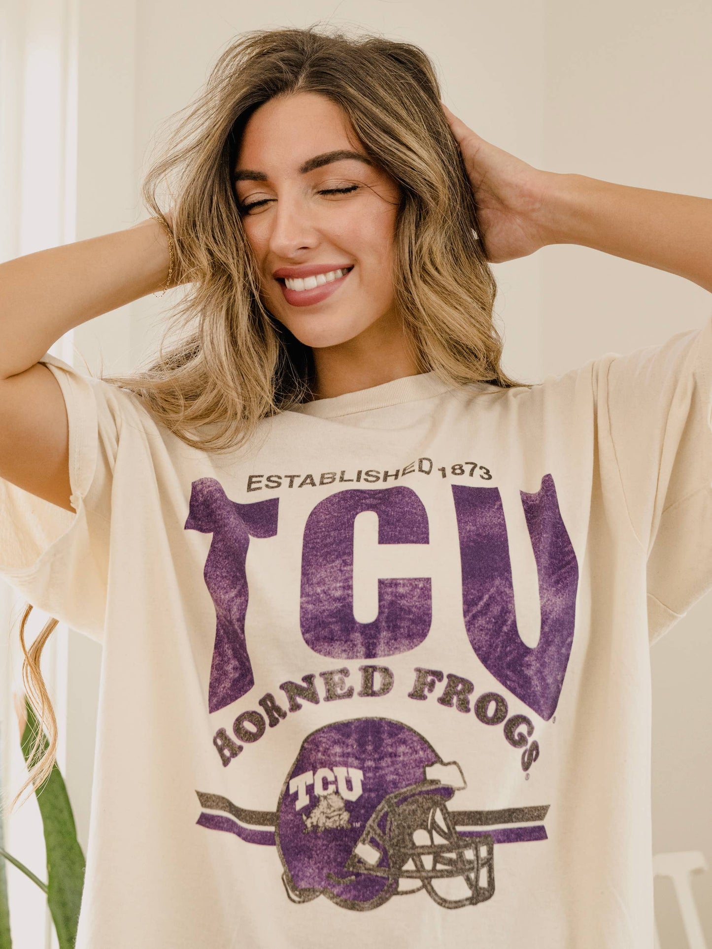 TCU Horned Frogs Established Helmet