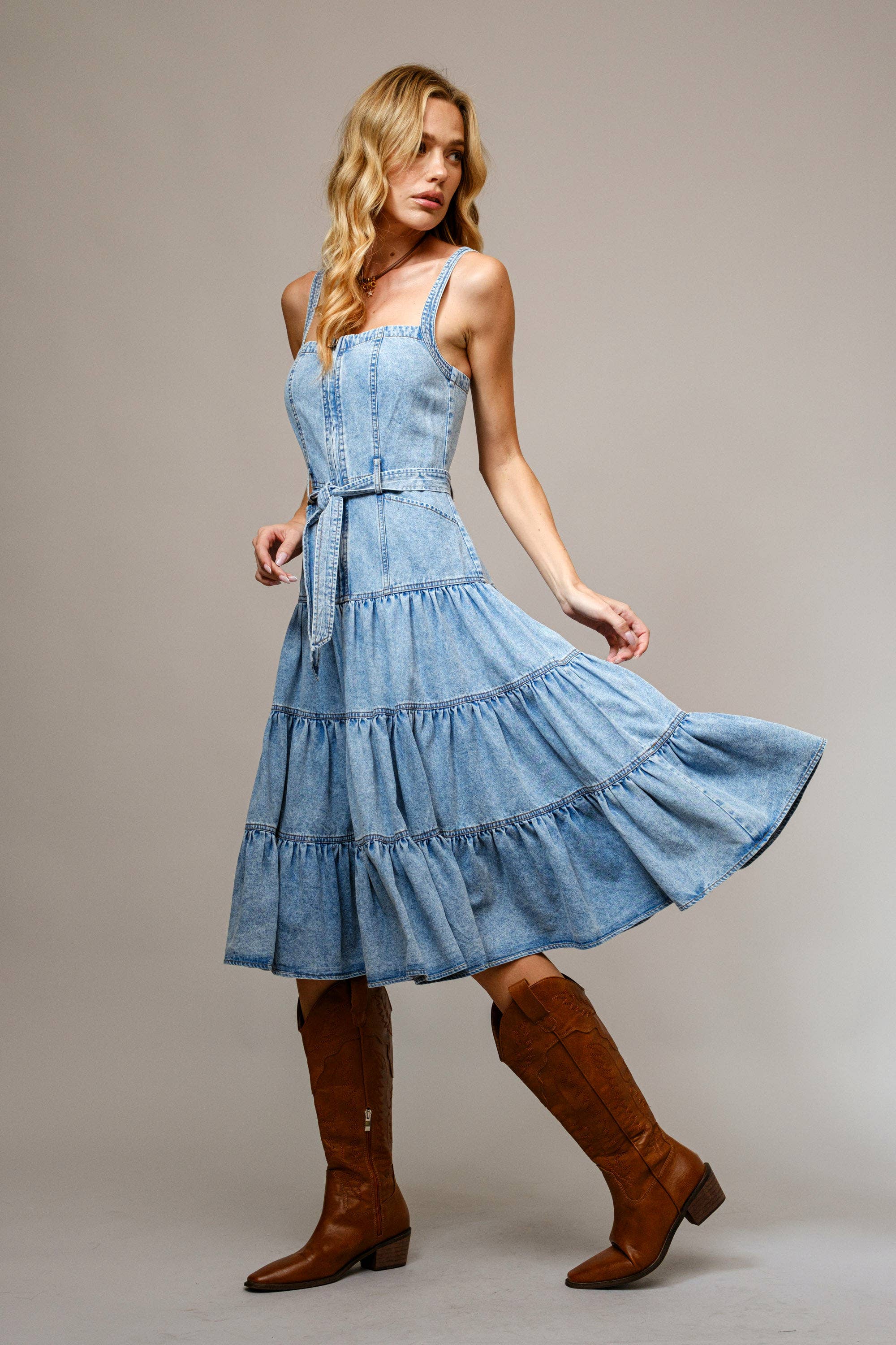 The Rodeo Denim Dress