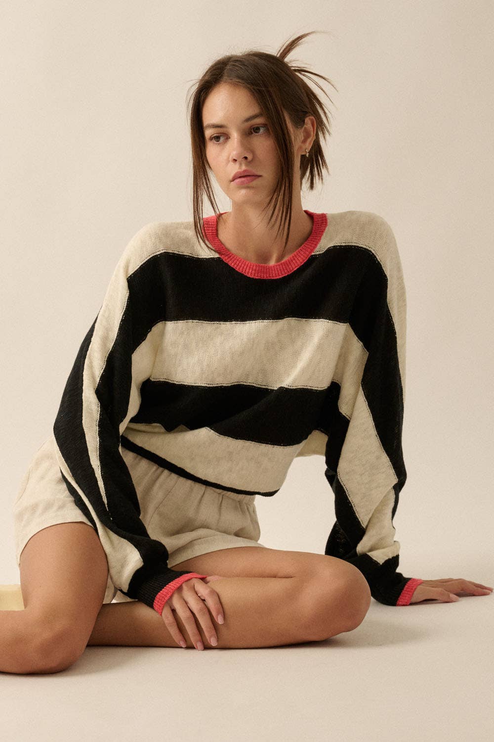 Stripe This Way Thin Sweater