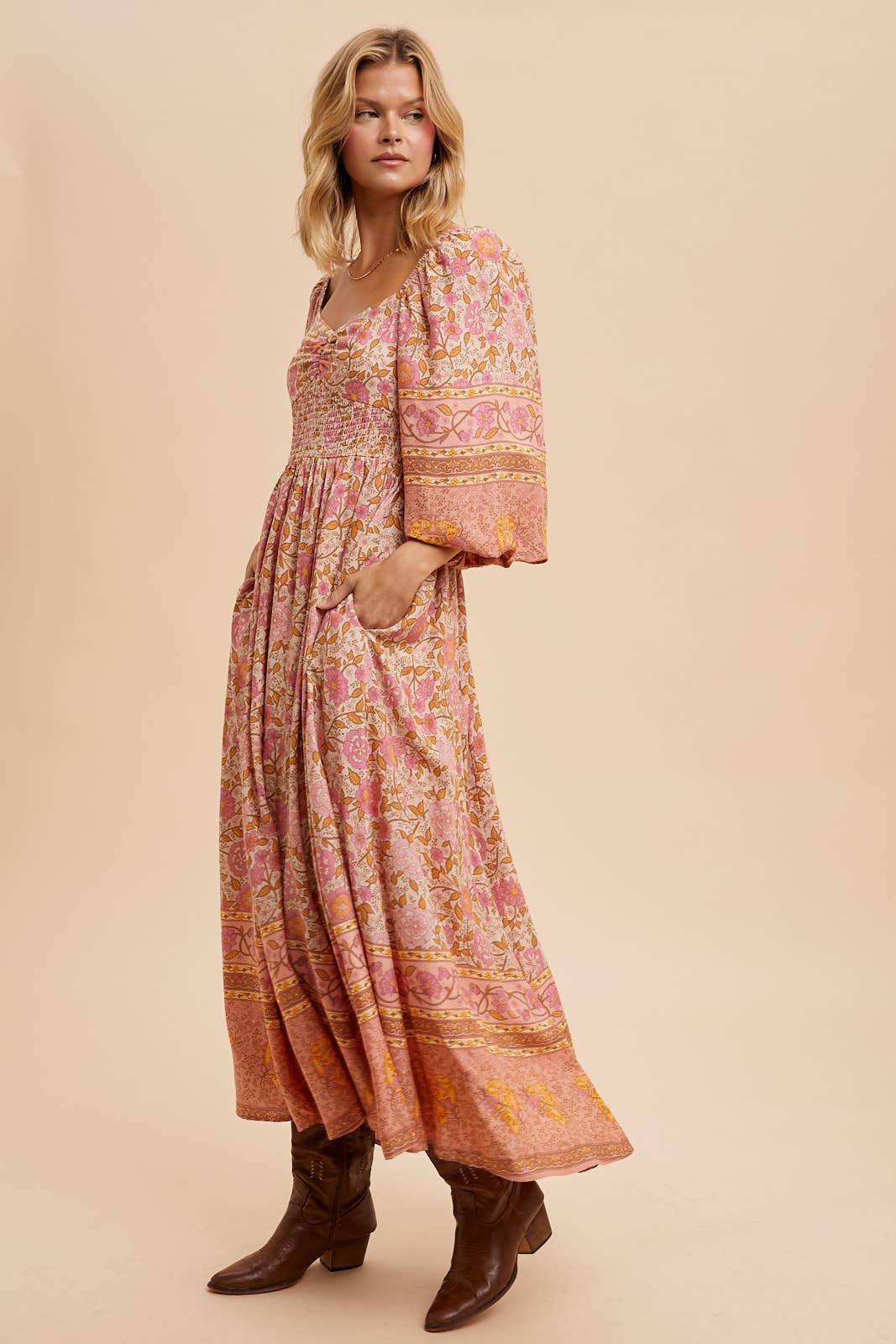 FLORAL FEELINGS MAXI DRESS