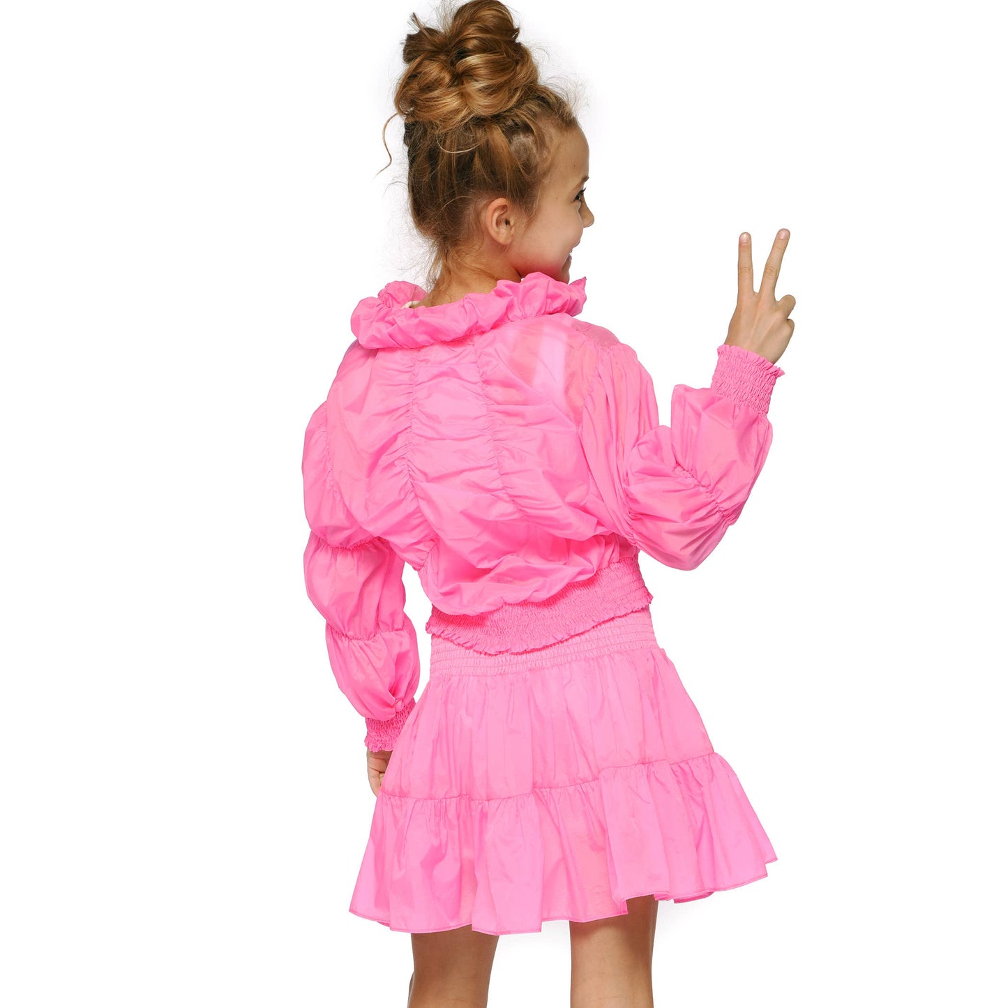 Tween RUCHED PARACHUTE JACKET