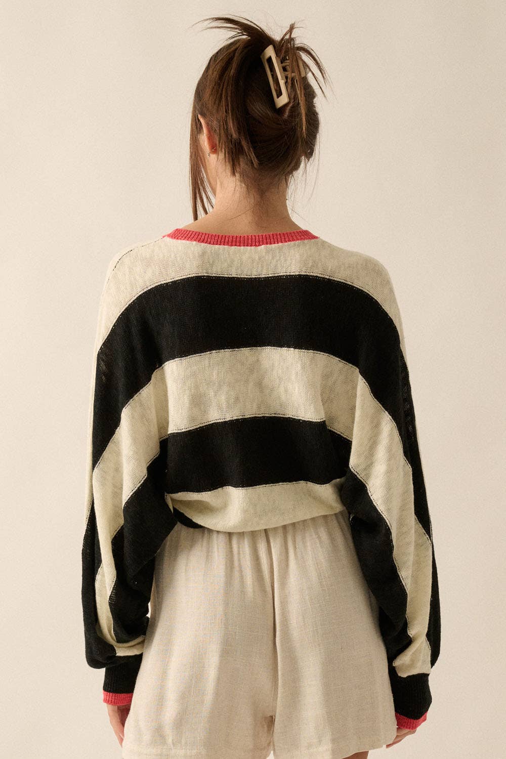 Stripe This Way Thin Sweater