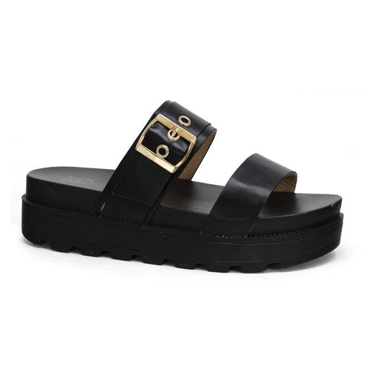 Black Platform Sandal